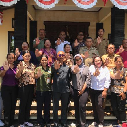 Dinas PMD Kabupaten Tabanan Gelar Rakor Progres EHDW di Desa Wanasari